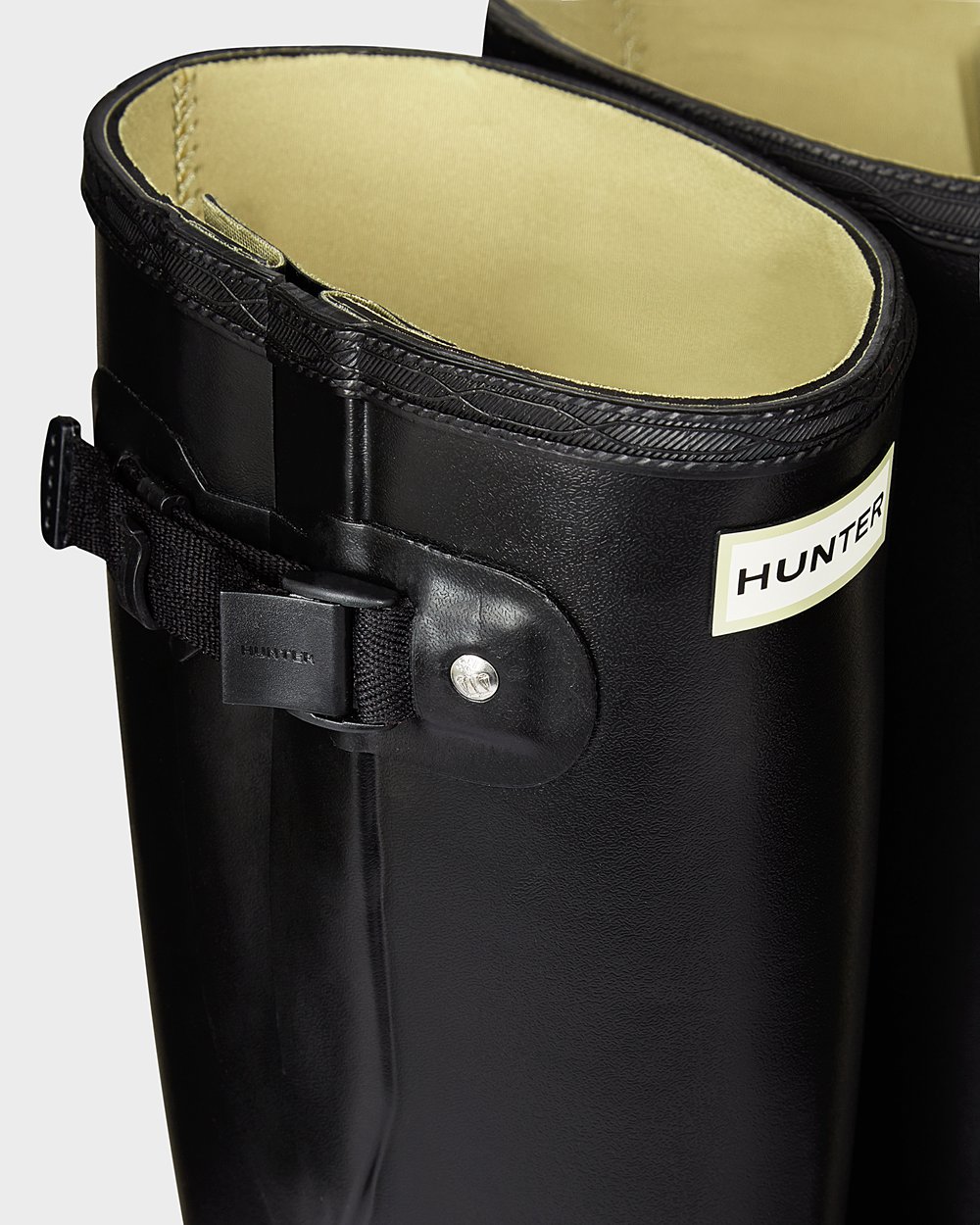 Hunter Hombre Norris Field Side Adjustable Neoprene Lined - Botas de Lluvia Negras - 407-LDVWIE